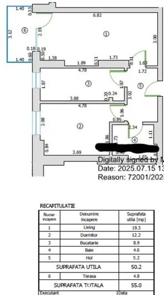 Drumul Taberei Apartament 2 camere decomandat 55 mp Novum56 Timisoara!